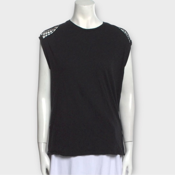 IRO Black Sleeveless Top - Picture 1 of 7